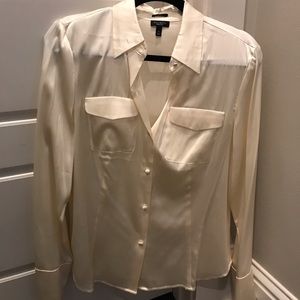 Talbots silk blouse